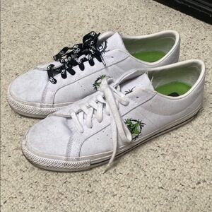Converse One Star Pros 2000s Green & White Skate Shoe Size 10